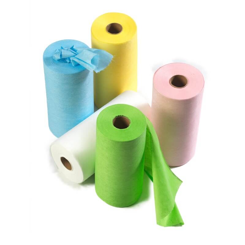 Disposable Microfibre Wipes - Roll x 125